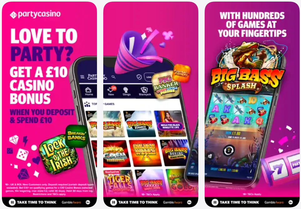 Party Casino App Features